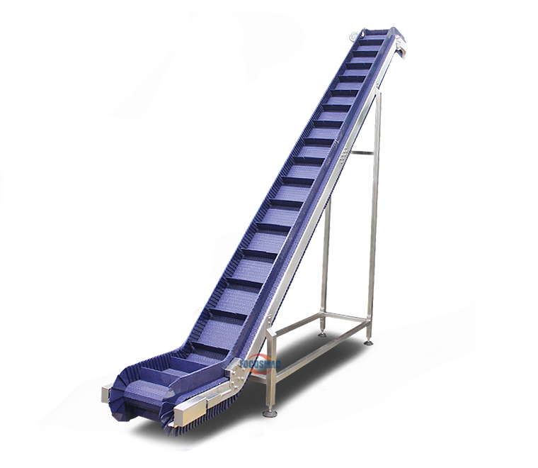 China Professional Cleated Belt Conveyor Focusconveyor